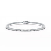 2.15 CT Round cut Lab Diamond Tennis Bracelet